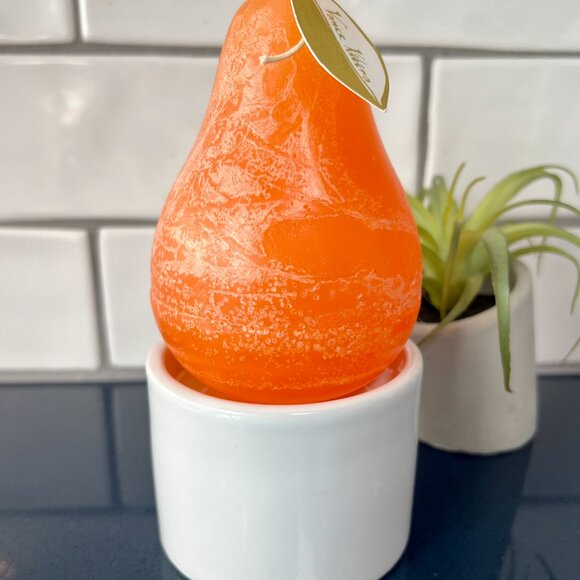 SALE!  2 Beautiful Vance Kitira Unscented Pear Candles - Picture 6 of 9
